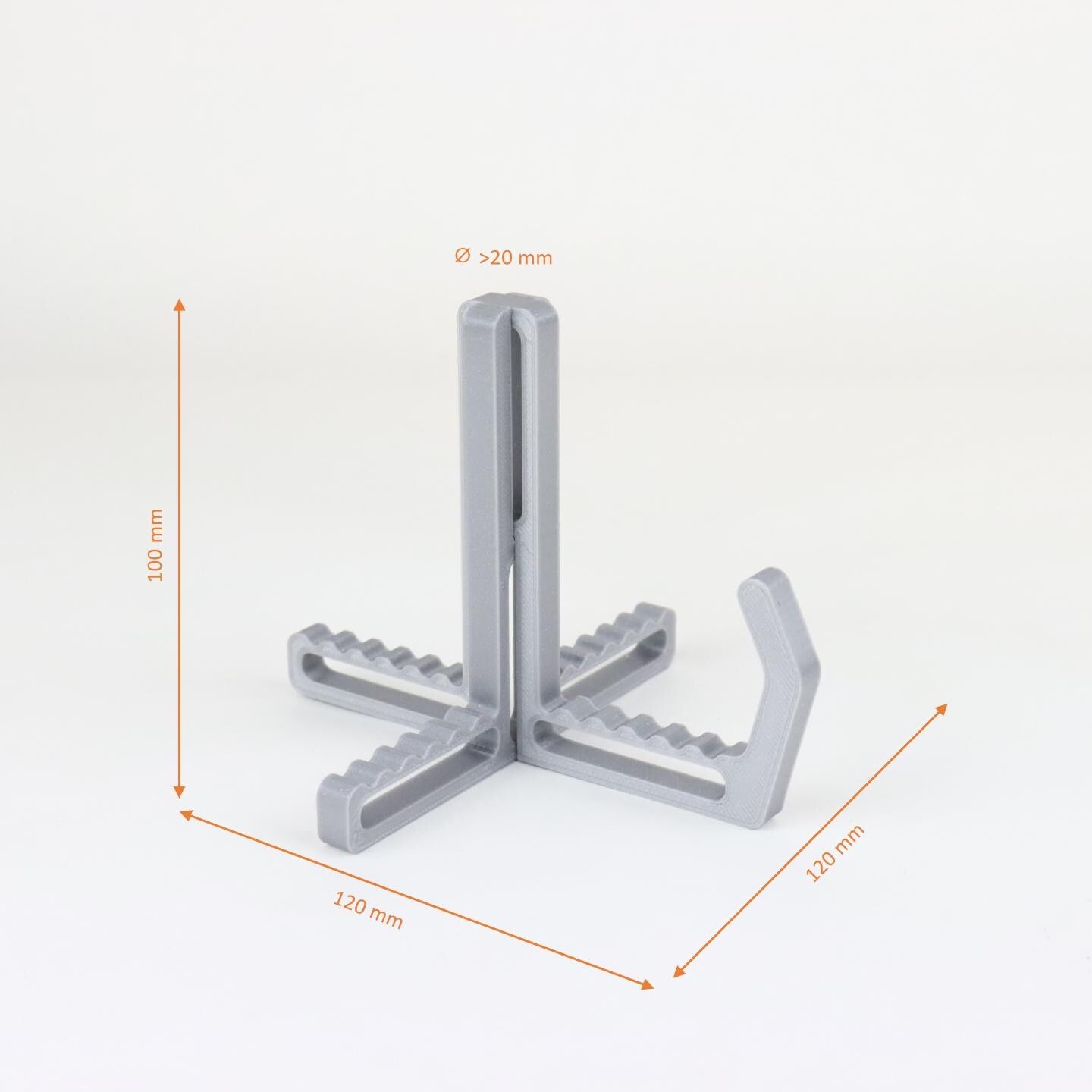 Flaschenhalter für SodaStream & Babyflaschen platzsparender Flaschentrockner mit Deckelhalter aus PLA Abtropfständer und Küchenzubehör
