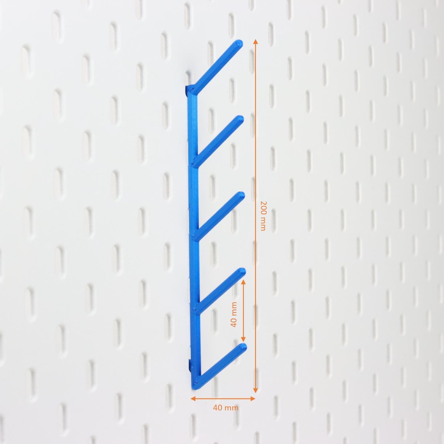 Garnrollenhalter für 5 Rollen | IKEA Skadis kompatibel | Nähgarnhalter & Nähzubehör | DIY Ordnungssystem für Handarbeiten