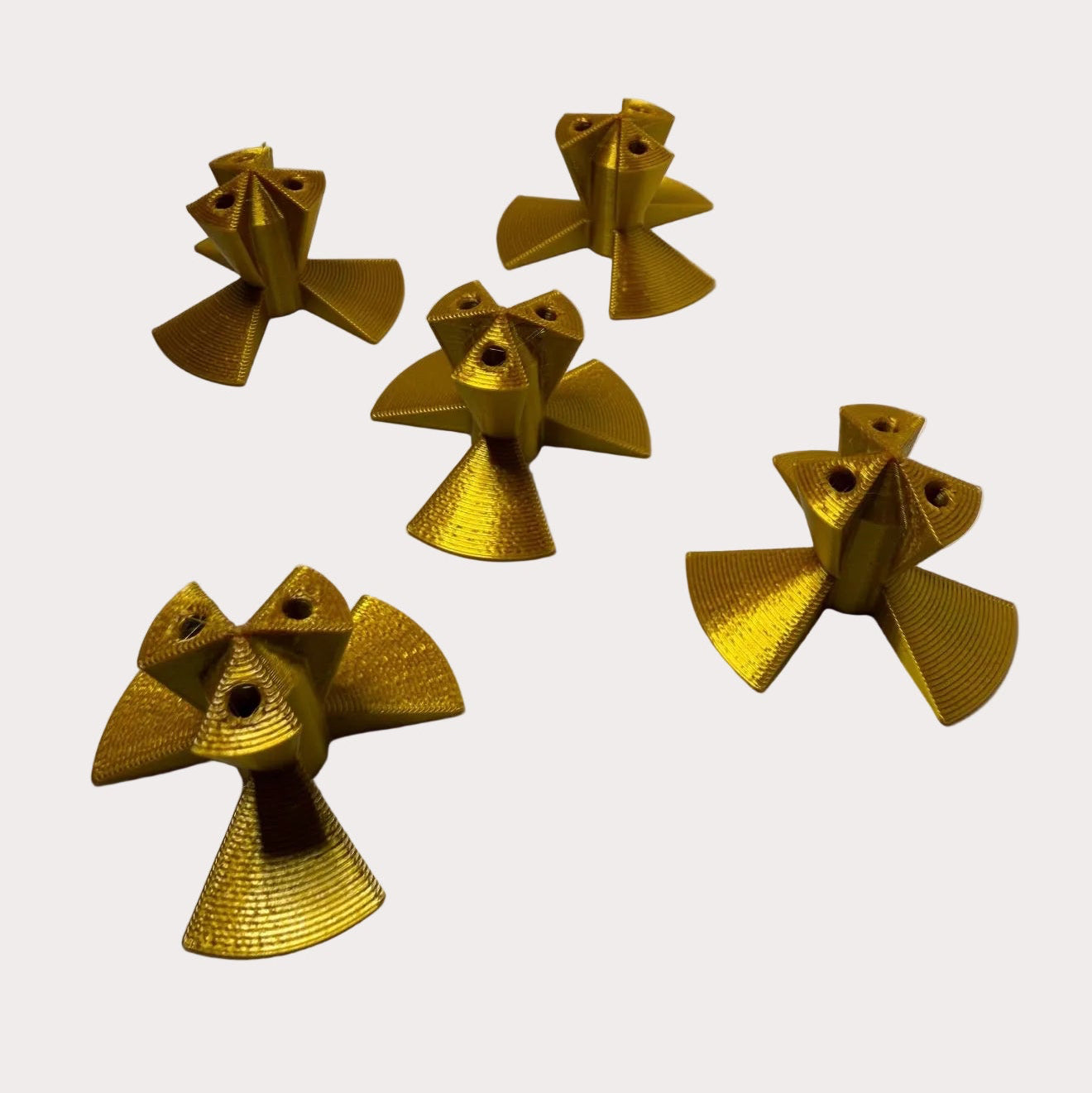 5er Set Dart-Halter für 3 Dartpfeile – diverse Farben - 3D-gedruckt & kompakt - Dart-Ständer,Dartständer, Darthalter, Zubehör für Dartspieler