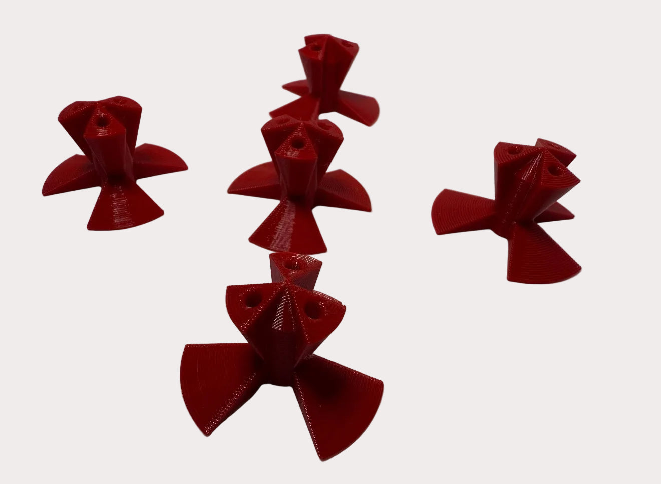 5er Set Dart-Halter für 3 Dartpfeile – diverse Farben - 3D-gedruckt & kompakt - Dart-Ständer,Dartständer, Darthalter, Zubehör für Dartspieler