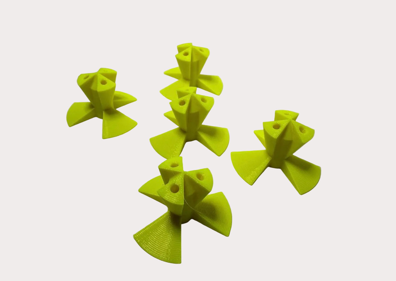 5er Set Dart-Halter für 3 Dartpfeile – diverse Farben - 3D-gedruckt & kompakt - Dart-Ständer,Dartständer, Darthalter, Zubehör für Dartspieler